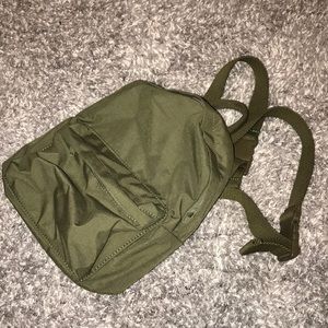 Brandy Melville army green backpack